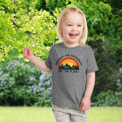 Destroy the Patriarchy Toddler T-Shirt
