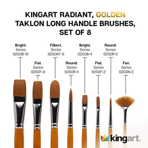 Radiant™ Oil & Acrylic Brushes 8 pc