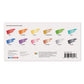 Acrylic Paint 12 Metallic Colors