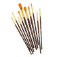 Studio Golden Nylon Brush Set  - 10 Pieces
