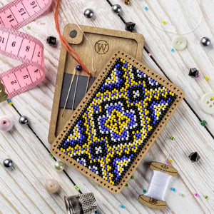 Bead Embroidery Kit for creating a pin cushion FLZB(N)-100
