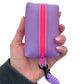 Petite Frosted Jelly Boxy Pouch | lavender