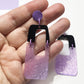 Purple Swing Earrings