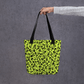 Lime Bones Tote bag