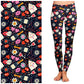"Love Struck" Buttery Soft Leggings by Lipstick & Chrome One Size