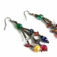 Luzy Seed Bead Dangly Earrings - Guatemala