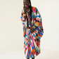Vibrant Printed Loose Maxi Dress