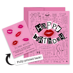 Mean Girls Burn Book Birthday Card