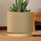 Mid-Century Ribbed Planter