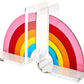 Mirrored Rainbow Acrylic Bookends