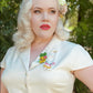 Pucker Up Pineapple Brooch by Miss Fluff x Lipstick & Chrome