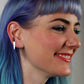 Tiny 1” Chef's Knife Earrings in Silver - Seen on MasterChef