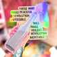 Molotov Cocktail Sticker, 2.8 x 3.2 in.