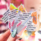 Molotov Cocktail Sticker, 2.8 x 3.2 in.