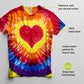Multicolor Heart Premium Hand-Dyed Comfort Shirt
