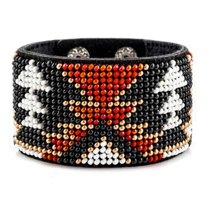 Bead embroidery kit on artificial leather FLBB-099