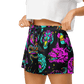 Neon Traditional Silky Pajama Shorts