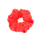 Luxe Velvet Scrunchie | neon coral