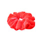 Luxe Velvet Scrunchie | neon coral