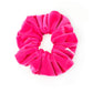 Luxe Velvet Scrunchie | neon pink