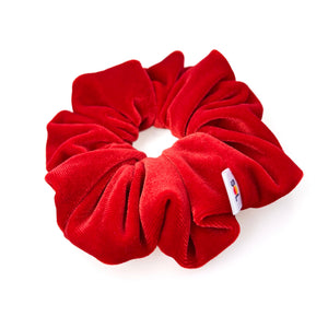 Luxe Velvet Scrunchie | strawberry
