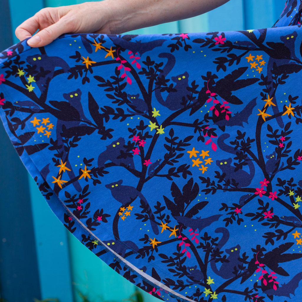 "Who Glows There" Night Creatures Super Twirler Dress with Pockets