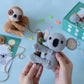 Sloth and Koala Amigurumi DIY Crochet Kit Wizardi F07N8-M207