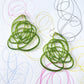 Scribbled Doodle Earrings