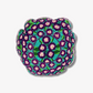 Up-cycled Moon Floral Huipil One-of-a-Kind Round Boho Pillow Cover - Guatemala