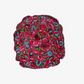 Up-cycled Moon Floral Huipil One-of-a-Kind Round Boho Pillow Cover - Guatemala