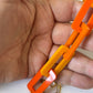 Orange Link Necklace