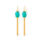 Tassel Bead Drop Earrings