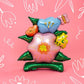 Pastel Flower Standing Balloon  | Satin Foil Balloon (Air-Fill Only)