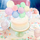 Pastel Rainbow Mini Balloon Cake Topper