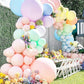 Pastel Rainbow Mini Balloon Cake Topper