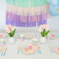 Pastel Rainbow Tassel Tail