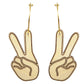 Peace Sign Pride Hand Hoops