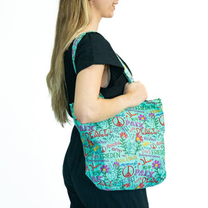 Languages of Peace Canvas Tote Bag