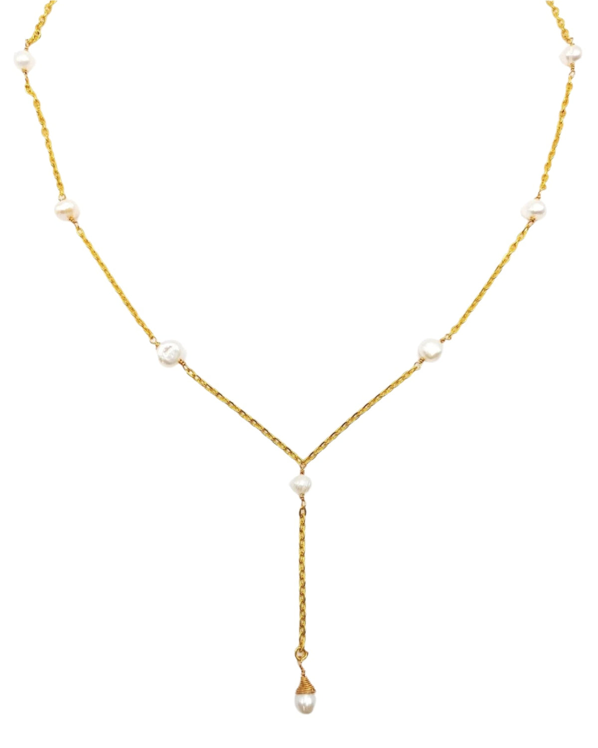 Pearl Accent Y Necklace