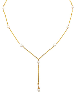 Pearl Accent Y Necklace