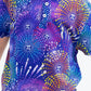 Pi Fireworks Henley Short Sleeve Tee