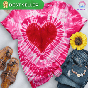 Pink Heart Premium Hand-Dyed Comfort Shirt