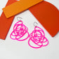 Scribbled Doodle Earrings