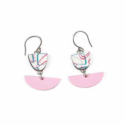 Pink Horizon Earrings