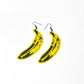 Pop Art Banana Earrings