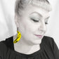 Pop Art Banana Earrings