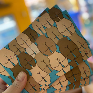 Postcard: Butts - Ten Pack