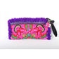 Rocio Multi-Color Pom Pom Wristlet Bag - Thailand