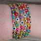 Rainbow Beaded Evil Eye Amulet Colorful Adjustable String Bracelets