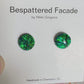 Black Holographic Stud Earrings
